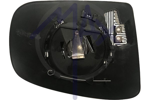 Left rear-view mirror glass, aspherical chrome, heated