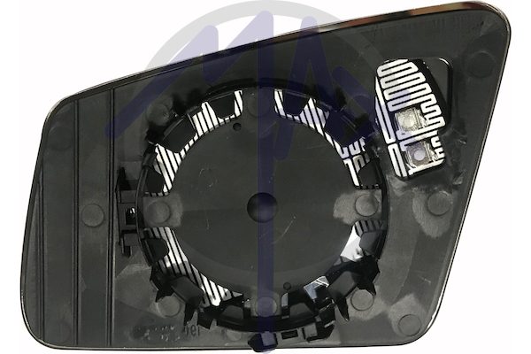 Rear-view mirror glass, right, heated aspherical chrome