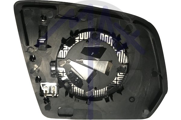 Left rear-view mirror glass, aspherical chrome, heated