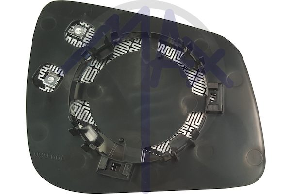 Left rear-view mirror glass, aspherical chrome, heated