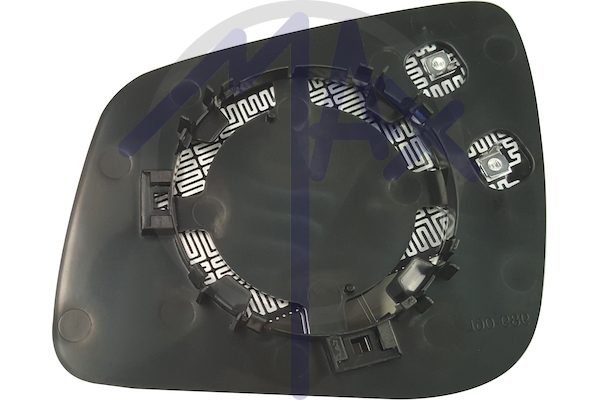 Rear-view mirror glass, right, heated aspherical chrome