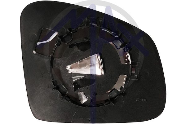 Left rear-view mirror glass, chrome aspherical