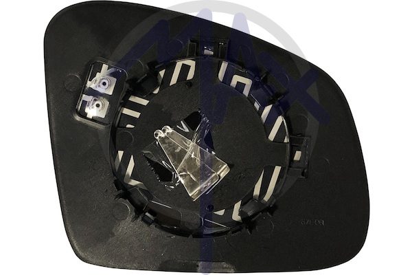 Left rear-view mirror glass, aspherical chrome, heated