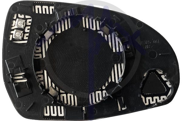 Left rear-view mirror glass, aspherical chrome, heated