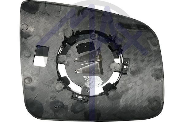 Left rear-view mirror glass, chrome aspherical
