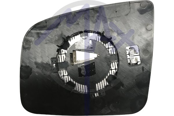 Rear-view mirror glass, right, heated aspherical chrome