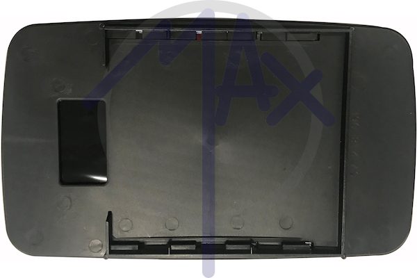 Rear-view mirror glass, left, convex chrome