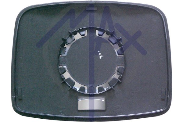 Vetro specchietto retrovisore sinistro o destro, convesso cromato