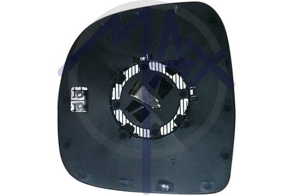 Rear-view mirror glass, right, heated aspherical chrome