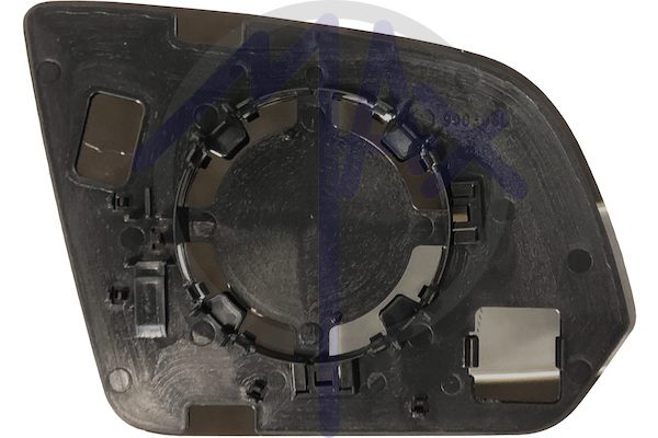 Left rear-view mirror glass, chrome aspherical