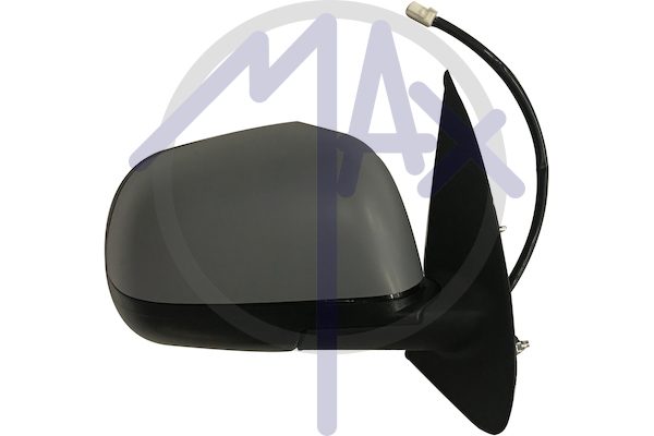 Right outer rear-view mirror, electric, cover to be painted, heated chrome convex glass, 5 pin
