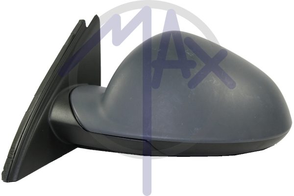 Specchietto retrovisore esterno sinistro, elettrico, calotta da verniciare, ripiegabile elettricamente, vetro asferico cromato riscaldato, 9 pin