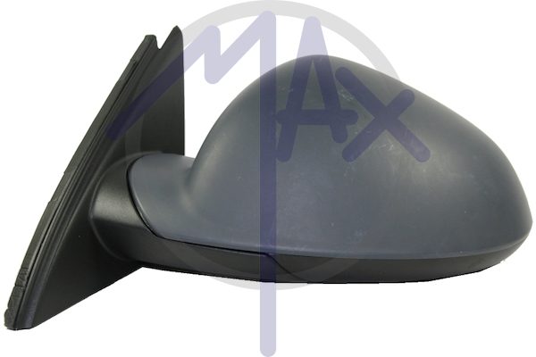 Specchietto retrovisore esterno sinistro, elettrico, calotta da verniciare, vetro asferico cromato riscaldato, 5 pin