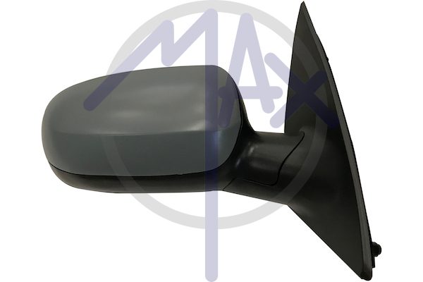 Specchietto retrovisore esterno destro, elettrico, calotta da verniciare, vetro convesso argentato riscaldato