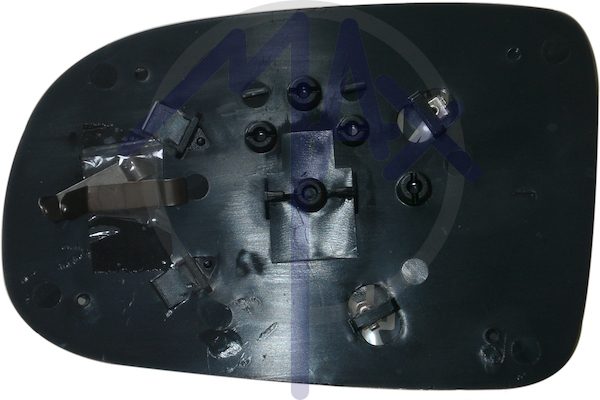 Vetro specchietto retrovisore destro, convesso argentato riscaldato