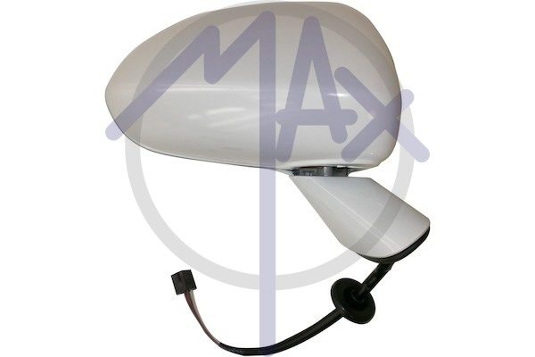 Specchietto retrovisore esterno destro, elettrico, calotta da verniciare, base da verniciare, vetro convesso cromato riscaldato