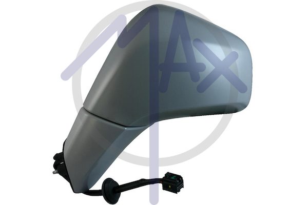 Specchietto retrovisore esterno sinistro, elettrico, calotta da verniciare, base da verniciare, ripiegabile elettricamente, vetro asferico cromato riscaldato, 7 pin
