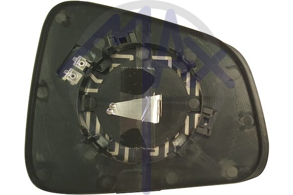 Left rear-view mirror glass, aspherical chrome, heated