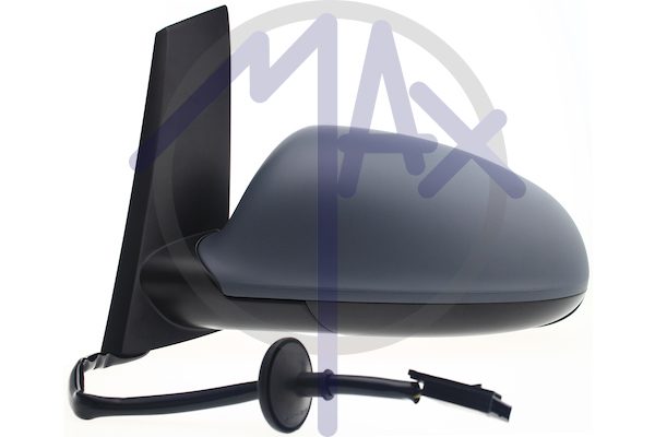 Exterior rear-view mirror left, electric, cap to be painted, aspherical chrome heated glass, 5 pin