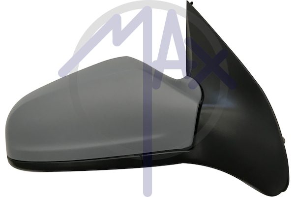 Specchietto retrovisore esterno destro, elettrico, calotta da verniciare, ripiegabile elettricamente, vetro convesso cromato riscaldato