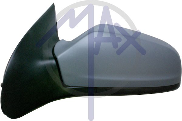 Specchietto retrovisore esterno sinistro, elettrico, calotta da verniciare, ripiegabile elettricamente, vetro asferico cromato riscaldato, 7 pin