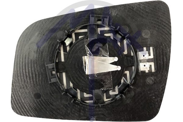 Right rear-view mirror glass, convex chrome, heated