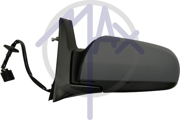 Specchietto retrovisore esterno sinistro, elettrico, calotta da verniciare, ripiegabile elettricamente, vetro asferico cromato riscaldato