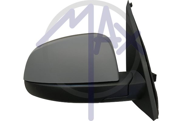 Exterior rear-view mirror, right, electric, cover for painting, heated convex chrome glass