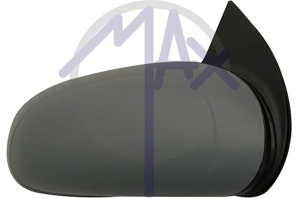 Exterior rear-view mirror, right, electric, cover for painting, heated convex chrome glass