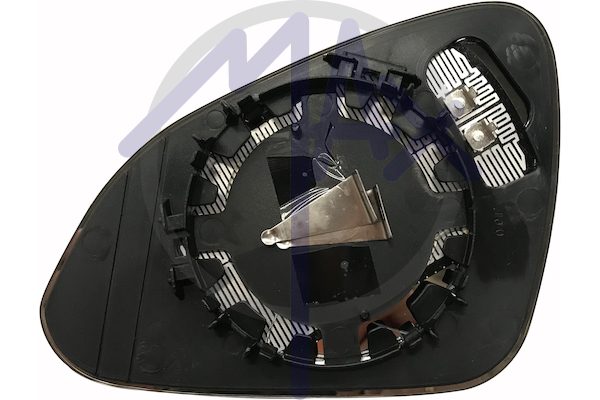 Rear-view mirror glass, right, heated aspherical chrome