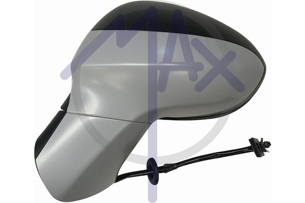 Specchietto retrovisore esterno sinistro, elettrico, calotta da verniciare, base da verniciare, ripiegabile elettricamente, vetro asferico cromato riscaldato, 7 pin