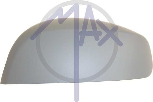 Left rear-view mirror cover, to be painted (with primer)