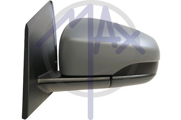Left outer rear-view mirror, electric, cover to be painted, heated chrome convex glass, 5 pin