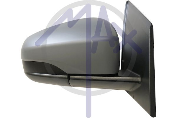 Right outer rear-view mirror, electric, cover to be painted, heated chrome convex glass, 5 pin