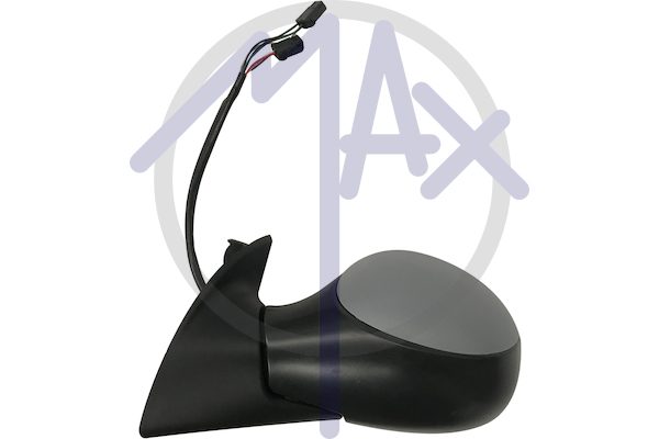 Specchietto retrovisore esterno sinistro, elettrico, calotta da verniciare, ripiegabile elettricamente, vetro convesso cromato riscaldato