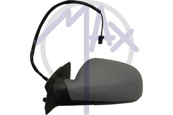 Exterior rear-view mirror, left, electric, cover for painting, heated aspherical chrome glass