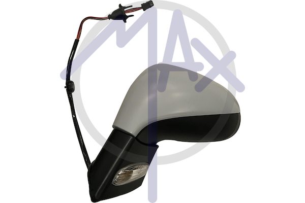 Specchietto retrovisore esterno sinistro, elettrico, calotta da verniciare, con freccia, vetro convesso cromato riscaldato