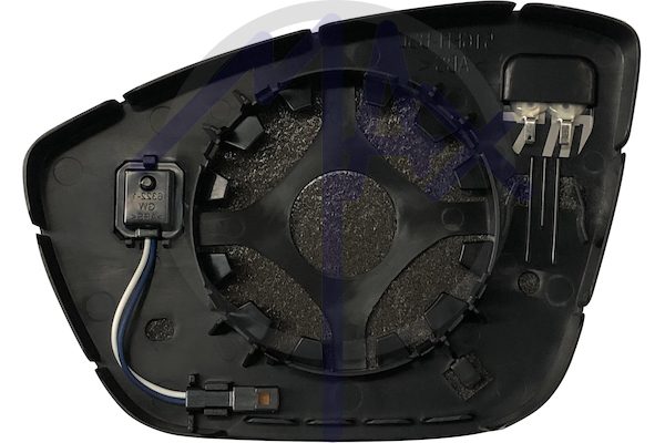 Right rear-view mirror glass, heated chrome convex, with BLIS system (blind spot)