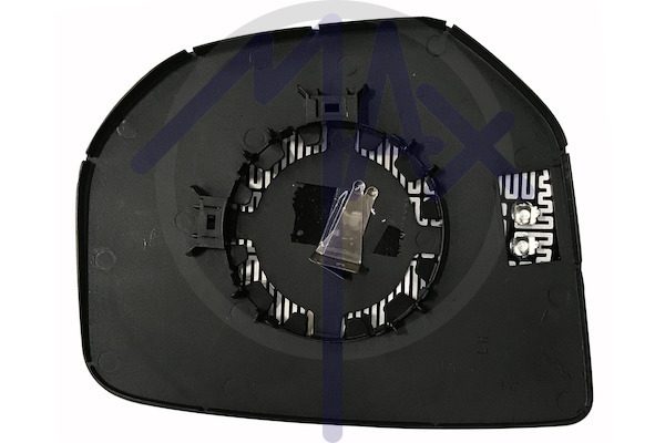 Left rear-view mirror glass, convex chrome, heated