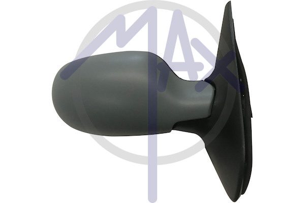 Right outer rear-view mirror, electric, cover to be painted, with temperature sensor, heated chrome convex glass