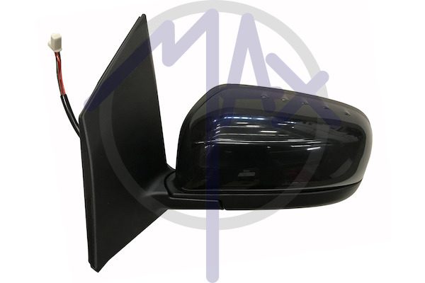 Specchietto retrovisore esterno sinistro, elettrico, calotta da verniciare, ripiegabile elettricamente, vetro convesso cromato riscaldato