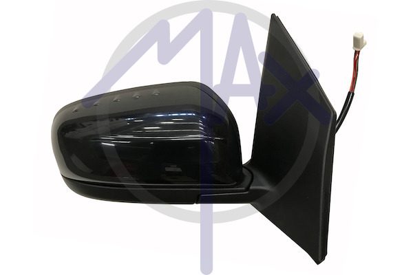 Specchietto retrovisore esterno destro, elettrico, calotta da verniciare, ripiegabile elettricamente, vetro convesso cromato riscaldato
