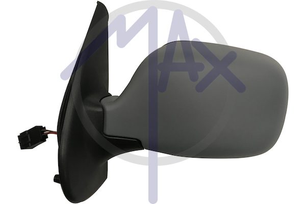 Exterior rear-view mirror, left, electric, cover for painting, heated aspherical chrome glass