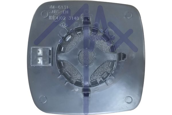 Vetro specchietto retrovisore sinistro o destro, convesso cromato riscaldato