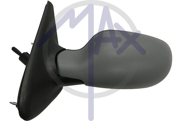 Left outer rear-view mirror, cable adjustment, cover to be painted, chrome aspherical glass