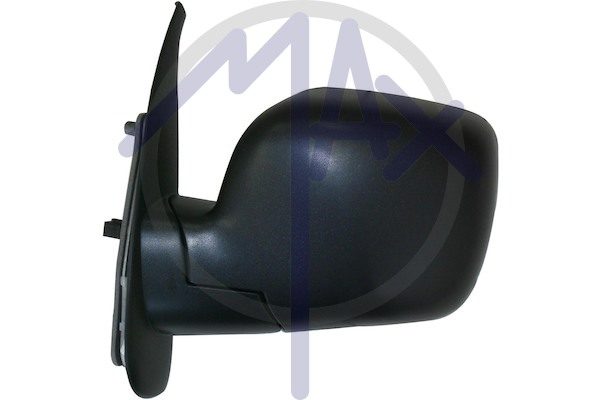 Specchietto retrovisore esterno sinistro, elettrico, calotta nera, vetro convesso cromato riscaldato, vetro singolo
