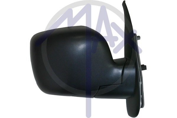Specchietto retrovisore esterno destro, elettrico, calotta nera, con sensore temperatura, vetro convesso cromato riscaldato, vetro singolo