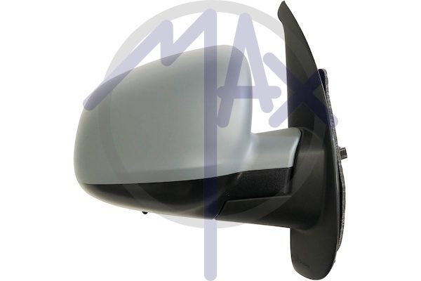 Specchietto retrovisore esterno destro, elettrico, calotta da verniciare, ripiegabile elettricamente, con sensore temperatura, vetro asferico cromato riscaldato, 9 pin