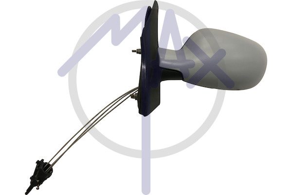 Left outer rear-view mirror, cable adjustment, cover to be painted, chrome aspherical glass