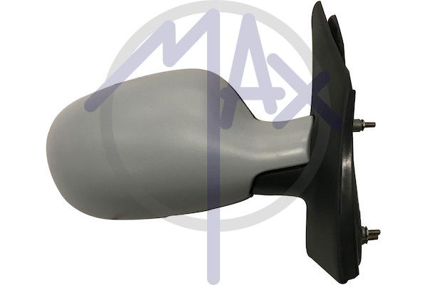 Right outer rear-view mirror, electric, cover to be painted, with temperature sensor, heated chrome convex glass